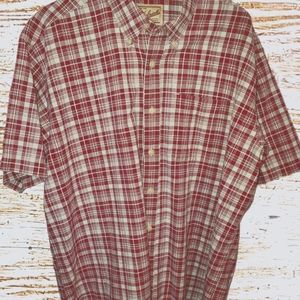 Woolrich plaid short-sleeve shirt size XL
